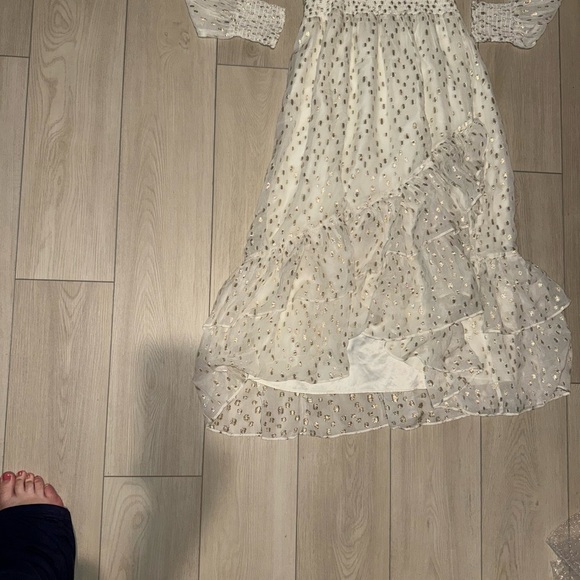 Lilly Pulitzer Gold Foil Maxi Dress – Size 8 (NWT) - Picture 2 of 9